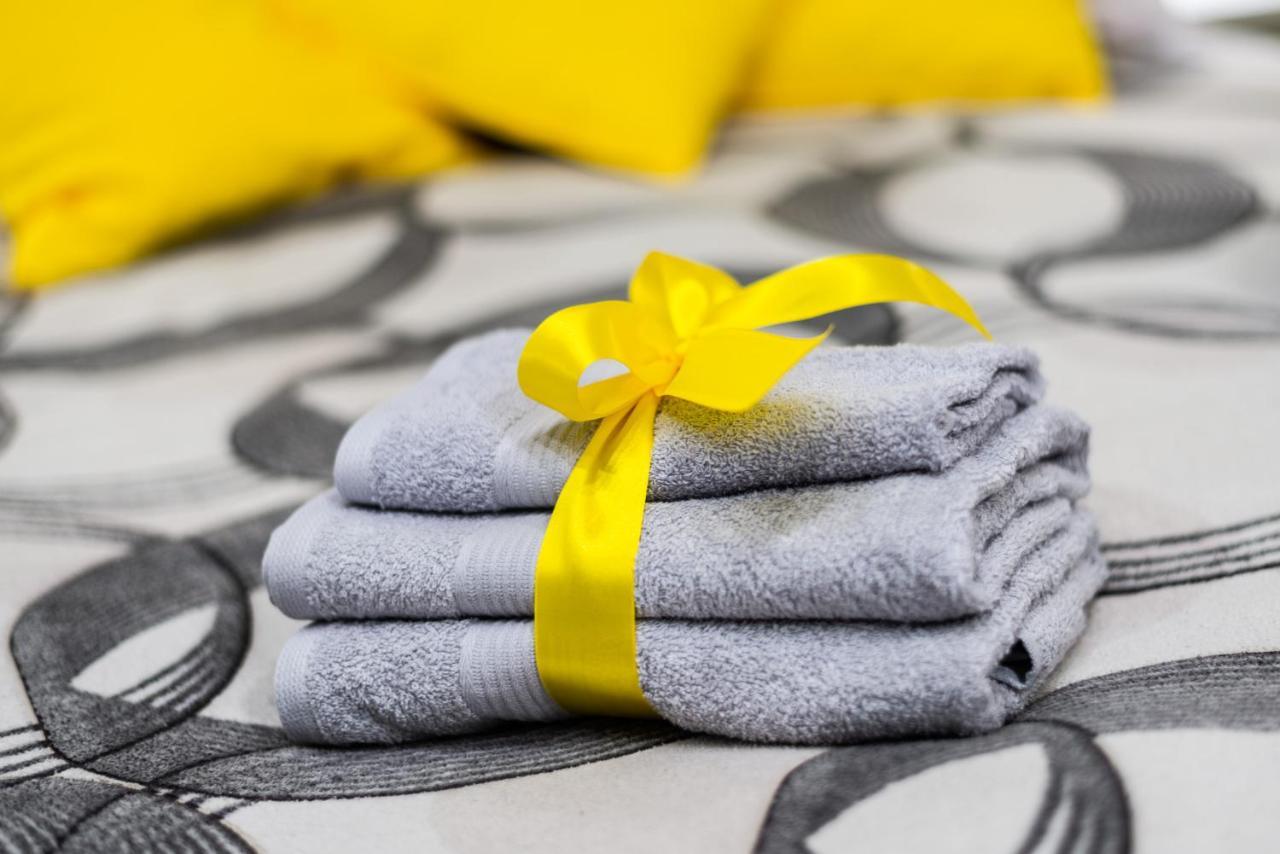 Black & Yellow Centrally Located Studio โนวีซาด ภายนอก รูปภาพ